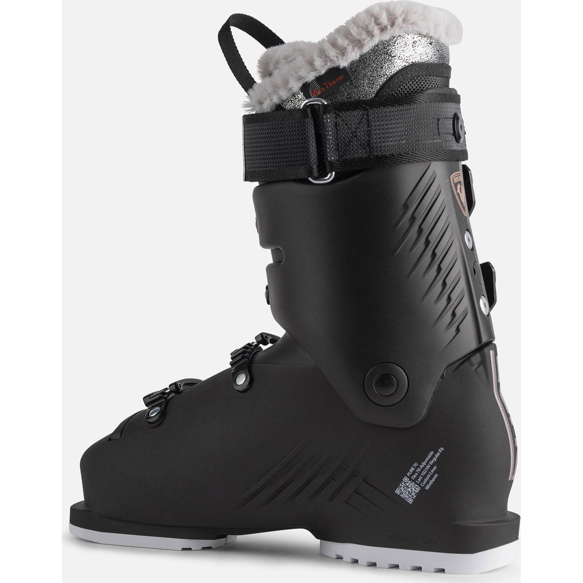 Botas De Esquí Mujer Pure 70-Black Rossignol - Imagen 2