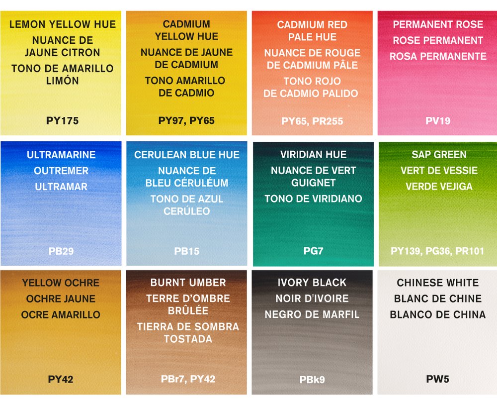 Caja acuarela de bolsillo 12 colores paleta integrada y otra desmontable + pincel - Imagen 5