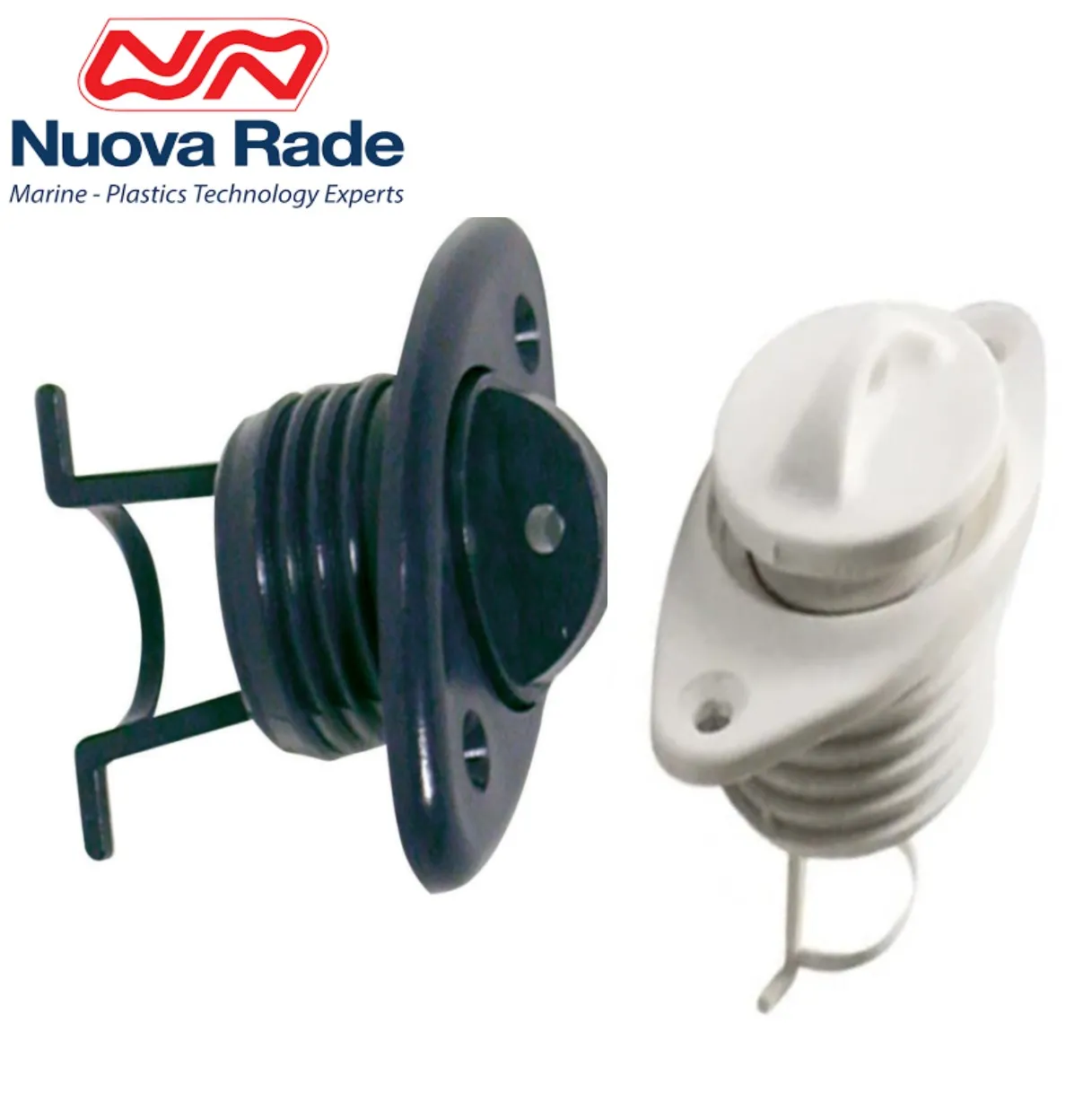 Tapón Deságue ovalado, tapón cautivo–ø60x30mm–blanco ó negro