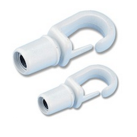 Mosquetón-Gancho Automático , para cabo elástico–(2 unidades)