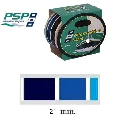 Cinta Adhesiva Decorativa Marina– Go Fast—(21mm x 10mts)