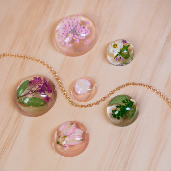 Molde silicona para resina x2 semiesferas - Imagen 6