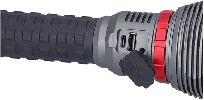 Linterna DAVINCI LED– 18.000Lumen–Autonomía: 20 h–aluminio - Imagen 2