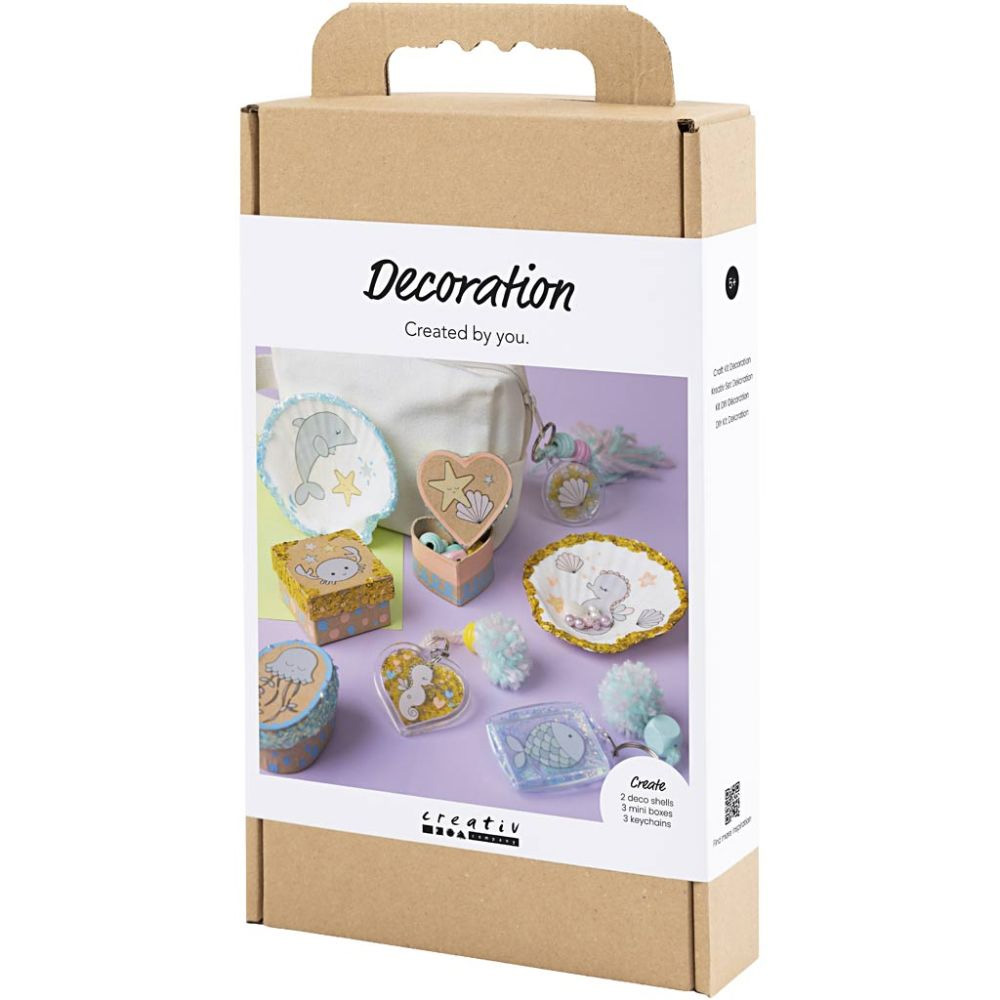 Kit manualidades decoración con motivos marinos