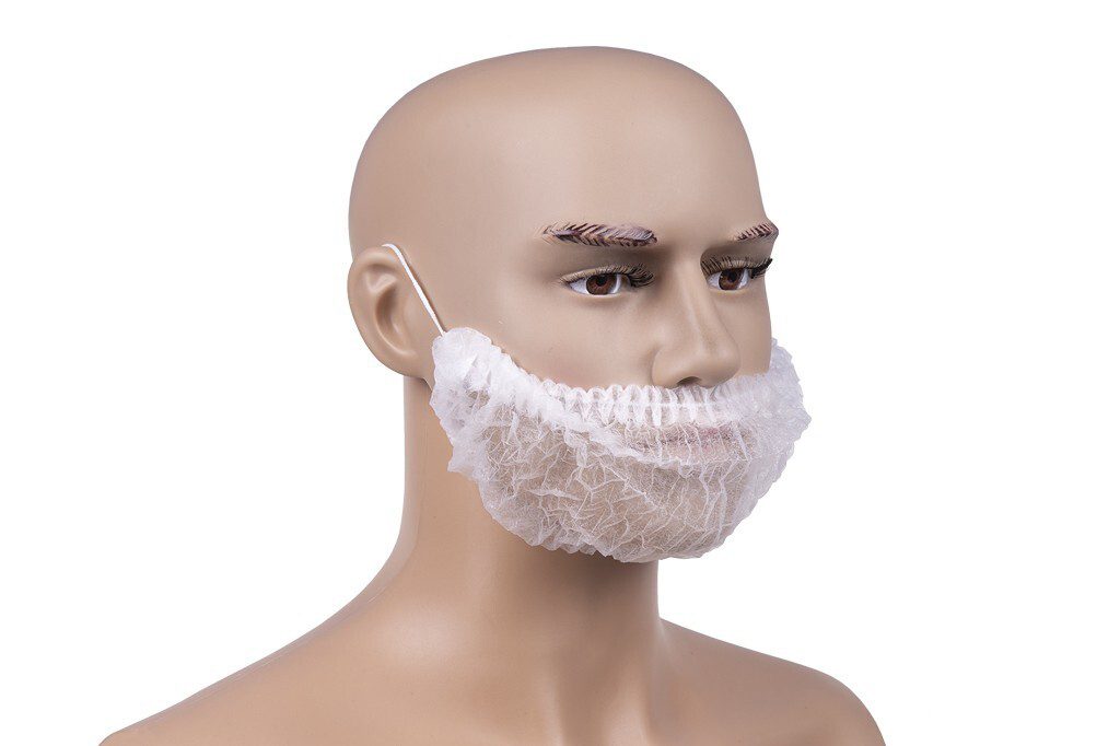 Cubrebarbas desechables packs de 100 unidades