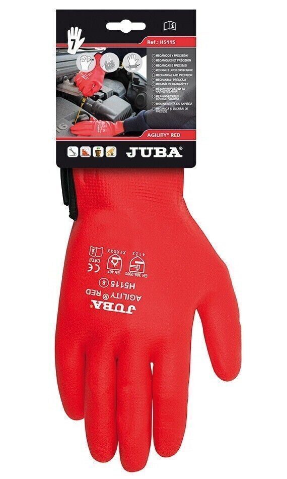 Guante proteccion Agility Red JUBA - Imagen 3