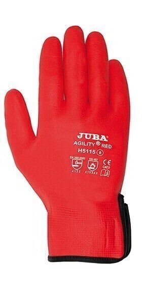 Guante proteccion Agility Red JUBA - Imagen 2