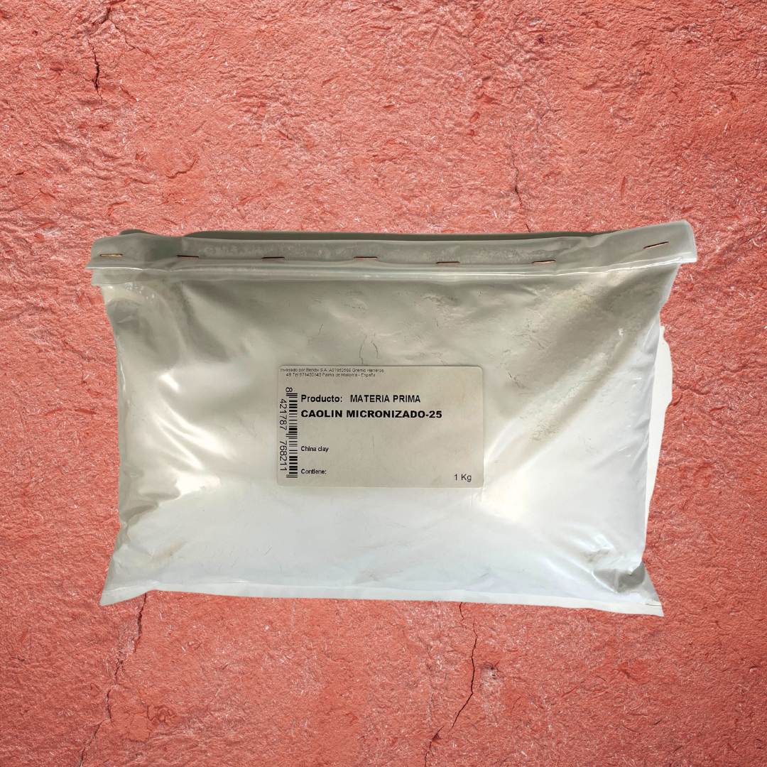 Caolín micronizado-25 1kg