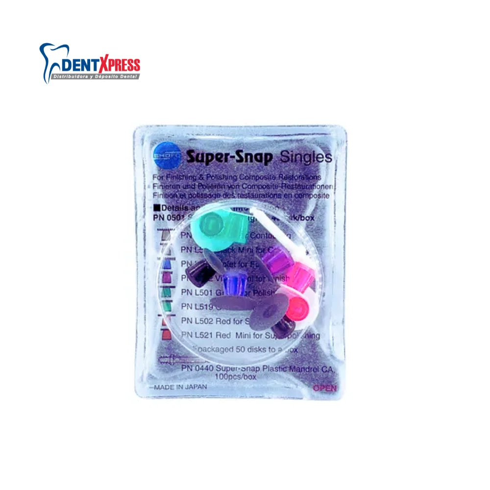 Super Snap | Discos de Hule Para Pulir Resina | Discos Shofu