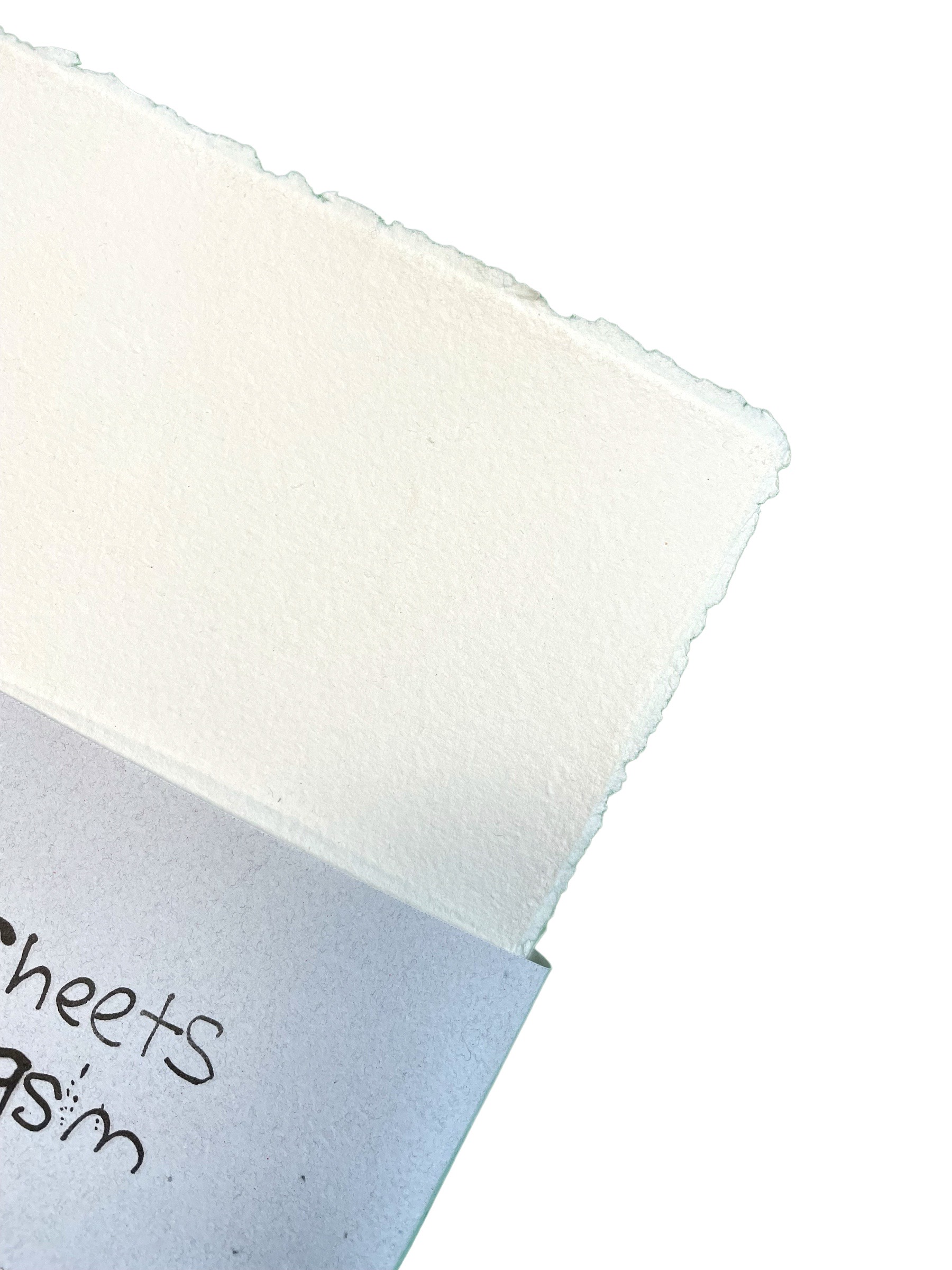 Papel hecho a mano en india, de algodón puro. 320g. Packs de 20 hojas - Imagen 2