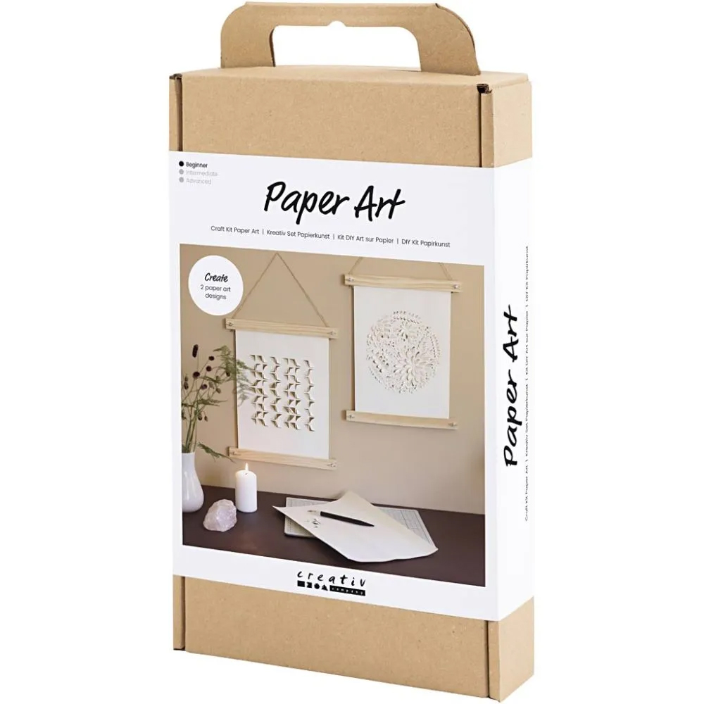 Kit arte en papel, decoración de pared