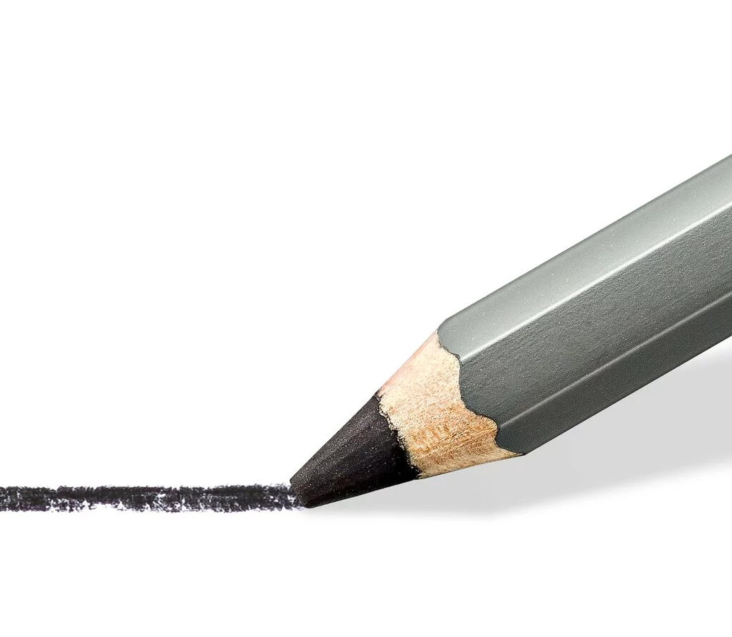 Lápiz de carbón Mars Lumograph, tres graduaciones - Imagen 3