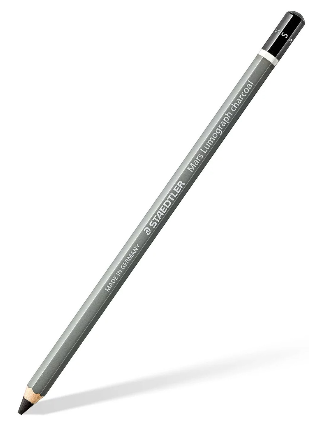 Lápiz de carbón Mars Lumograph, tres graduaciones
