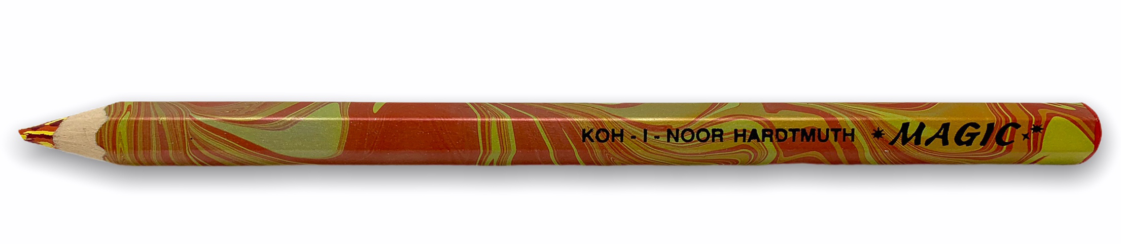 LAPIZ MAGIC JUMBO TRICOLOR: AMARILLO-NARANJA-ROJO OSCURO