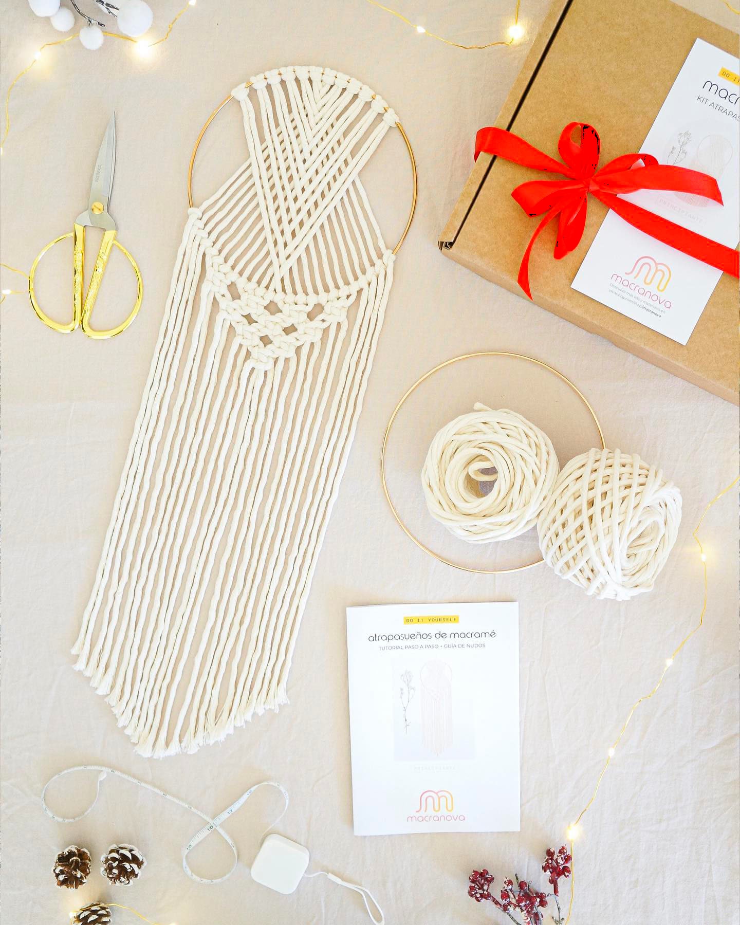 Kit macramé: atrapasueños