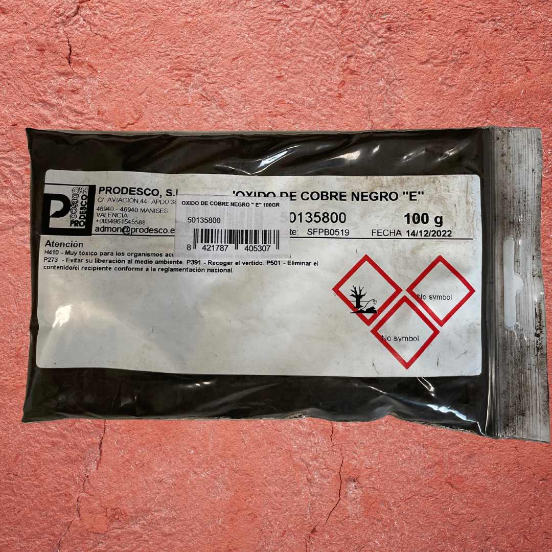 Óxido de cobre negro E 100g