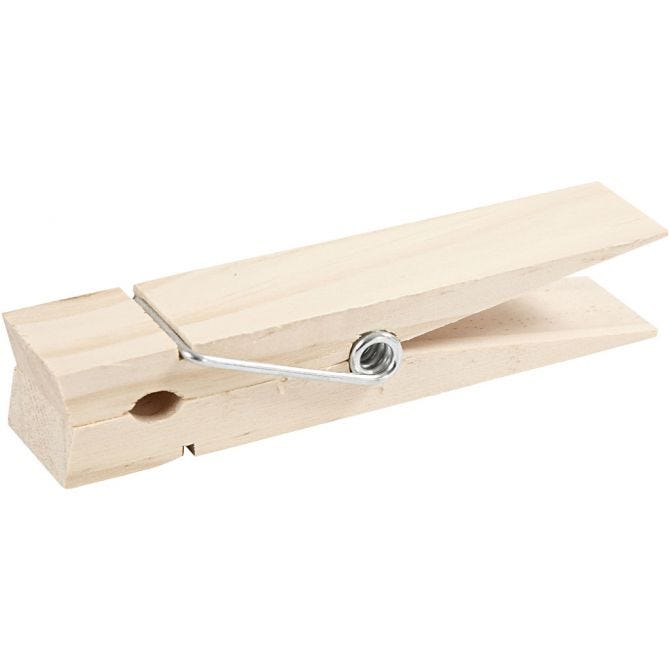 Pinza maxi madera 15×3,5cm