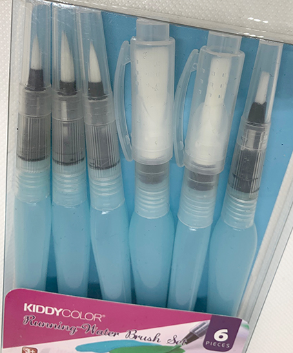 SET DE 6 PINCELES RELLENABLES TAMAÑOS SURTIDOS