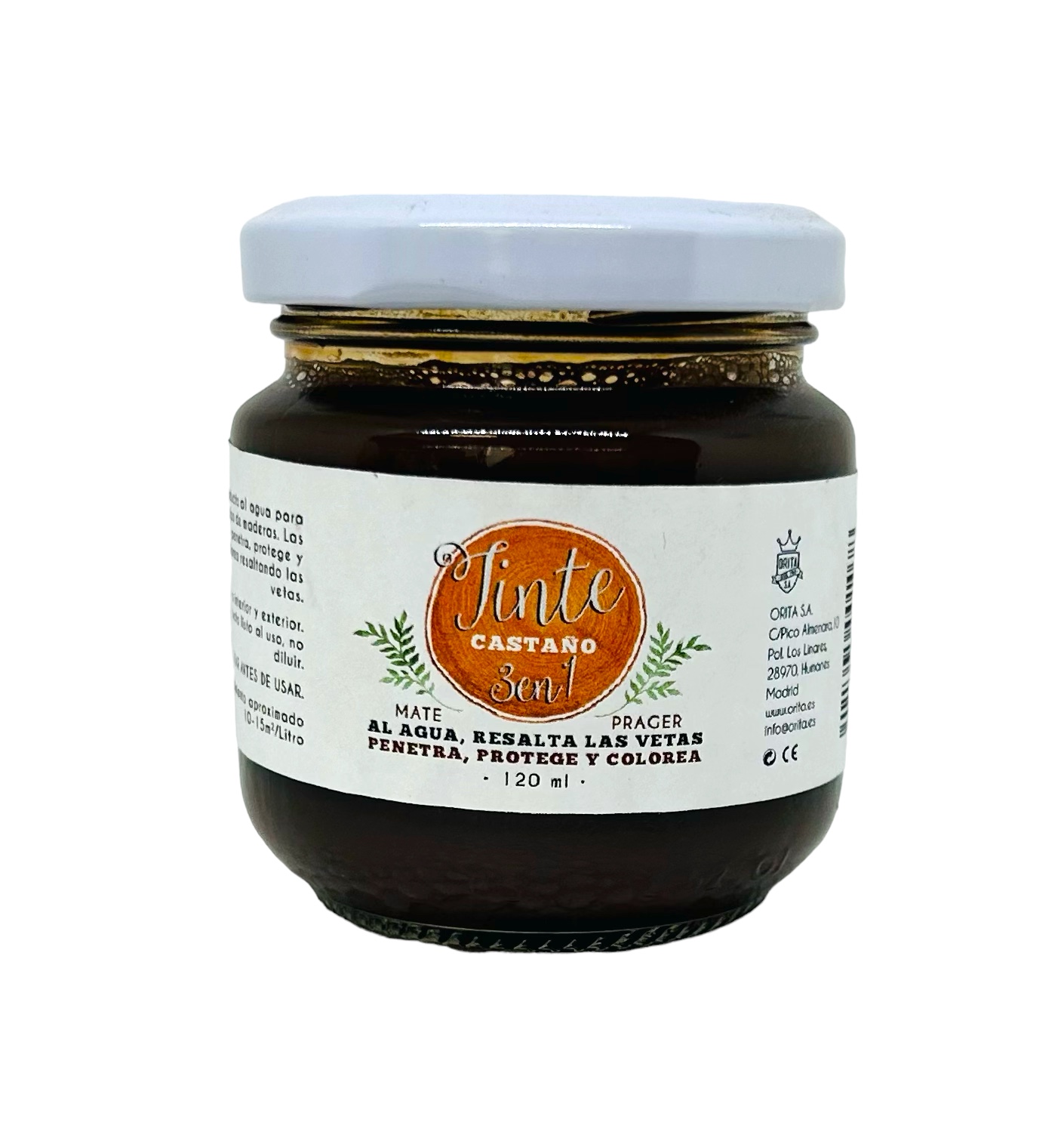 Amelie Tinte 3 en 1, al agua, resalta las vetas, penetra, protege y colorea. 120ml - Imagen 4