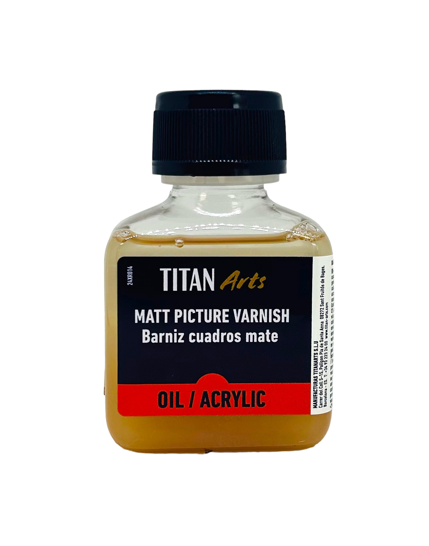 Barniz mate para oleo y acrilico