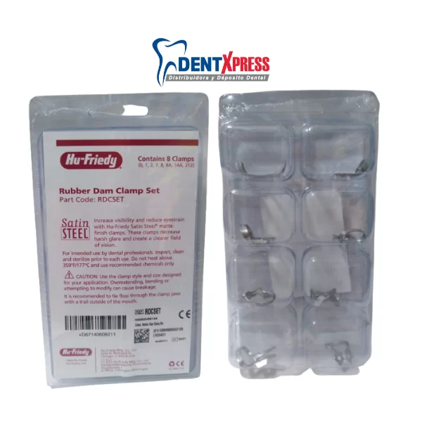 Kit de Grapas Hu Friedy 8 Clamps