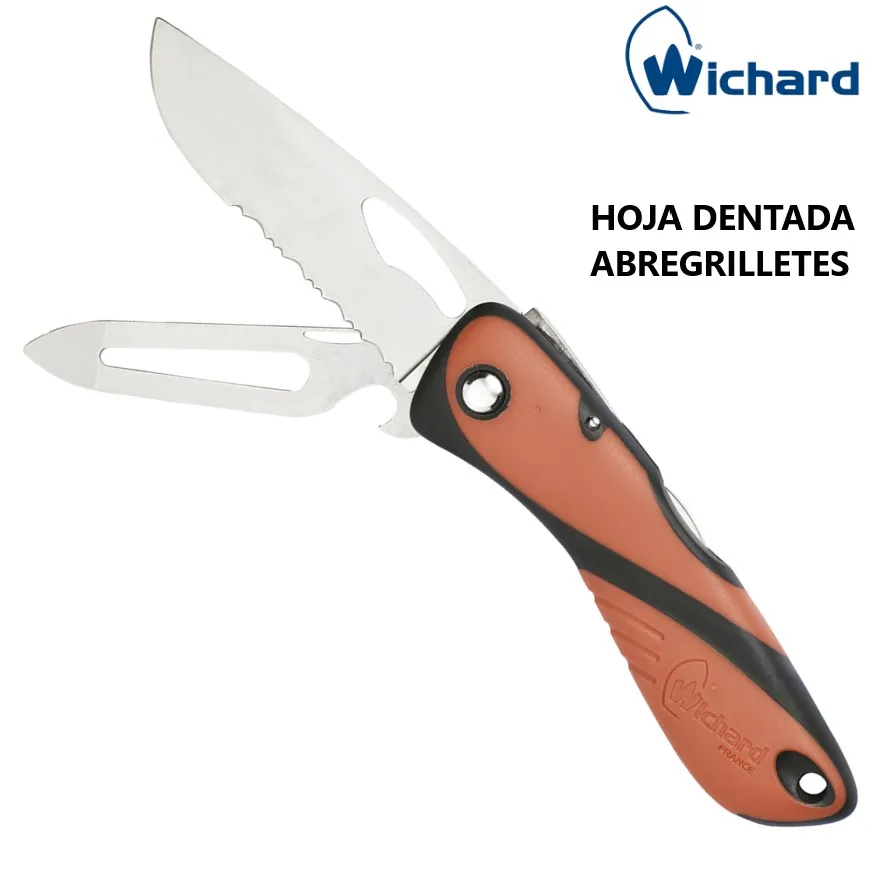 Navaja Wichard Offshore, hoja dentada-punzon–19cm