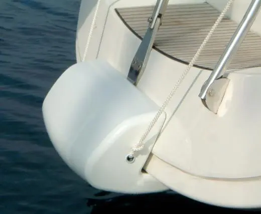 Defensa Popa 75 a 90º espuma – L: 66 x H: 28 cm–(blanco ó azul) - Imagen 3