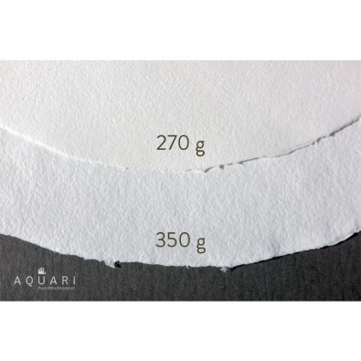 PAPEL HECHO A MANO AQUARI BLISTERS DE 10 HOJAS 350G GRANO MEDIO TODAS TÉCNICAS PH NEUTRO 50CM DIÁMETRO - Imagen 3