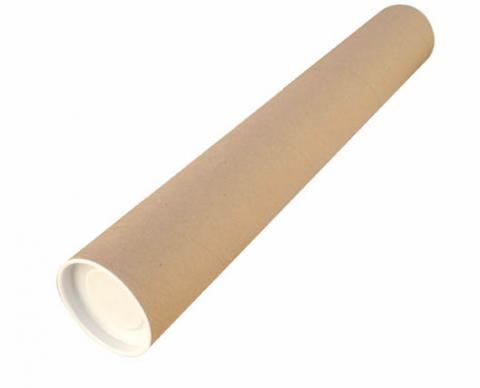 Tubos portaplanos carton kraft 7,2cm Ø